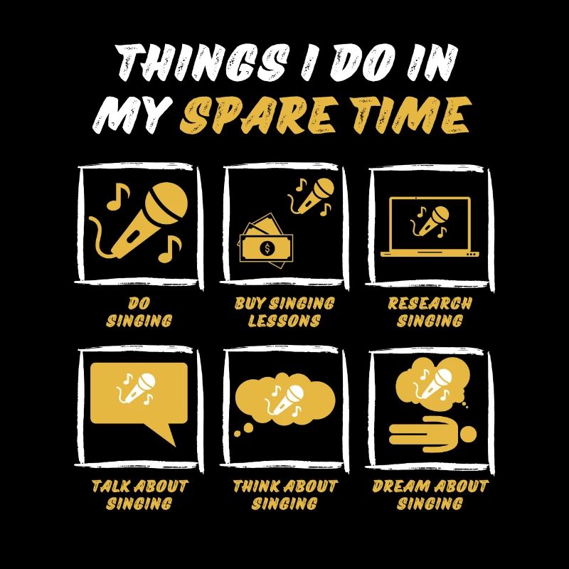 SINGING IN SPARE TIME