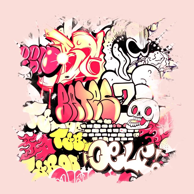 Graffiti style Splash hip hop couleurs peintre couleur