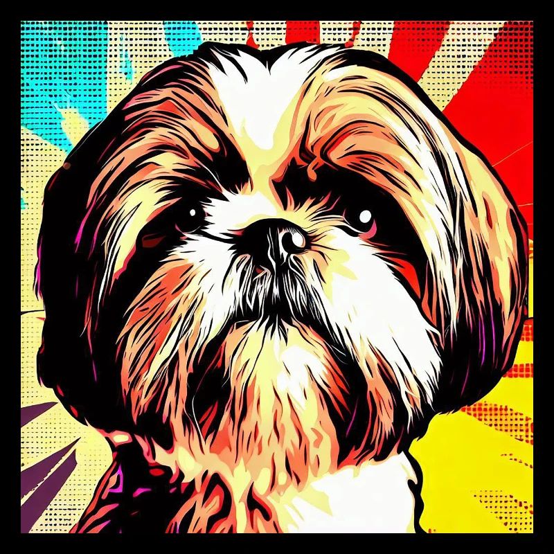 Shih Tzu Pop Art
