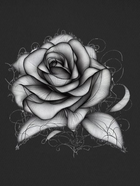 Rose filigrane