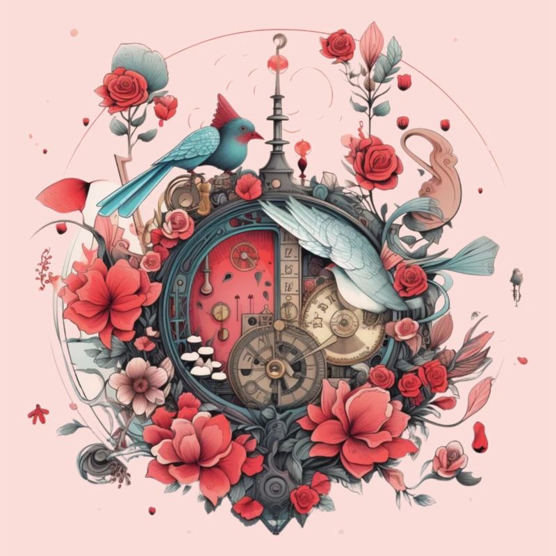 Flowers, Clock design