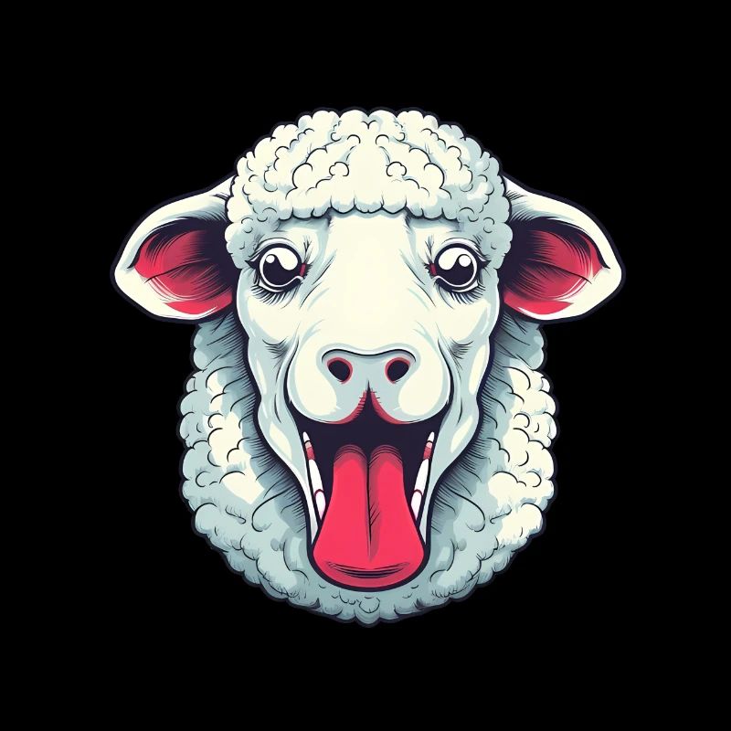 Mouton effrayant Halloween