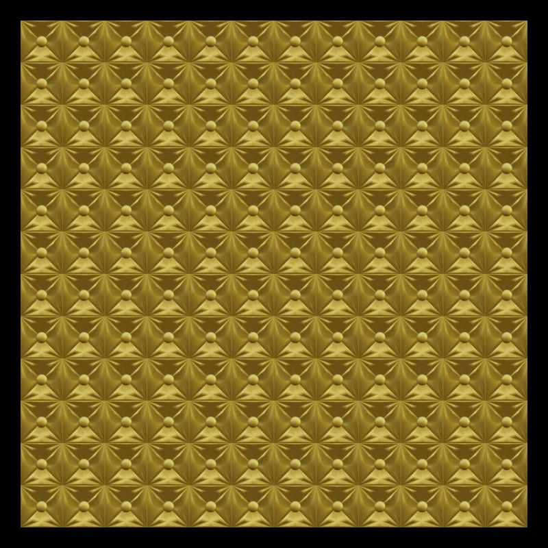 Diamond Tufting pattern Gold