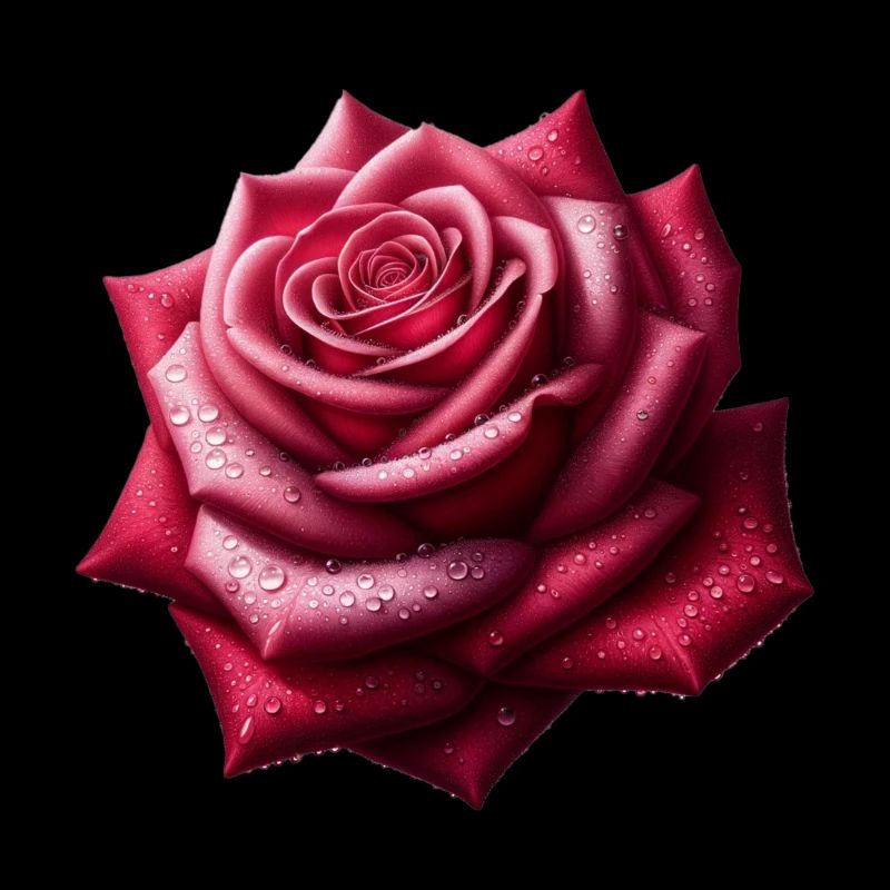 Realistisches Rosendesign