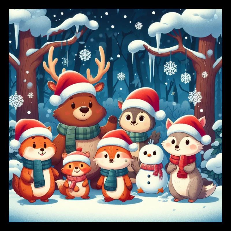 Animaux de noël