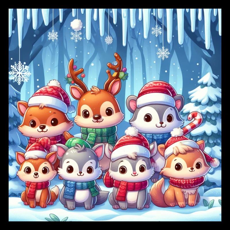 Animaux de noël