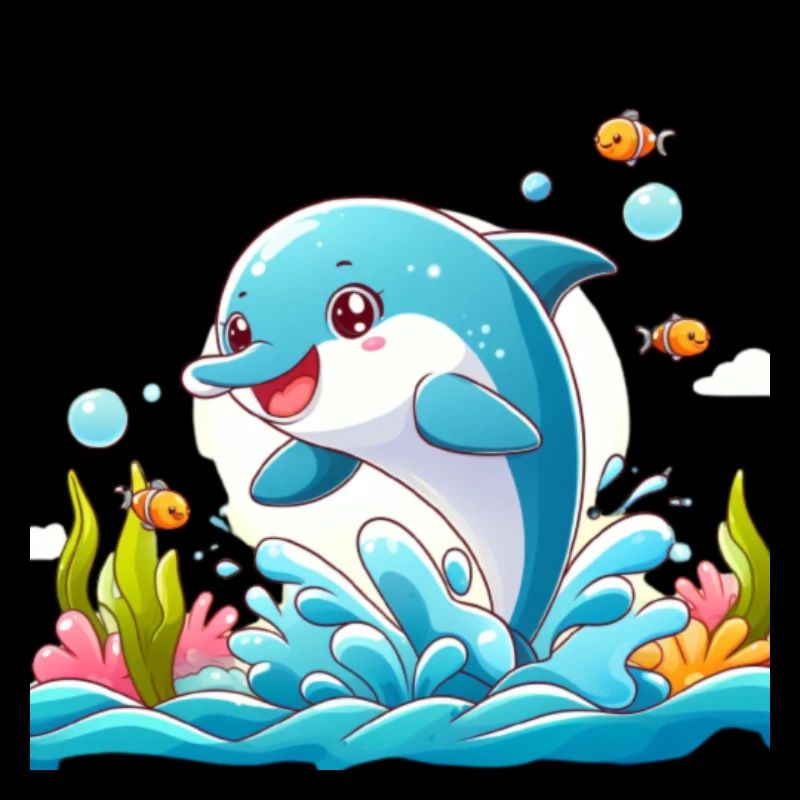 Dolphin Cartoon 2