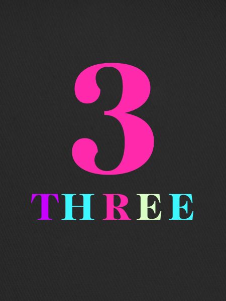 Three-3e anniversaire