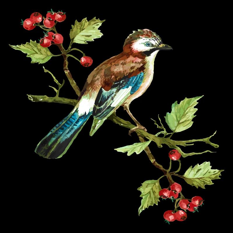 Bunter Vogel