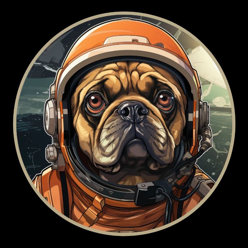 Pug Austronaut
