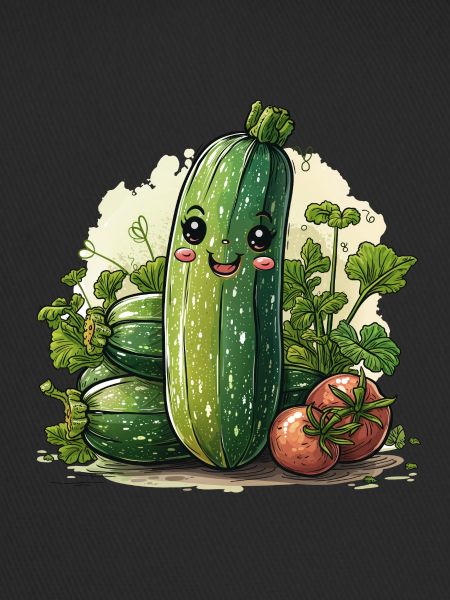Zucchini comic style