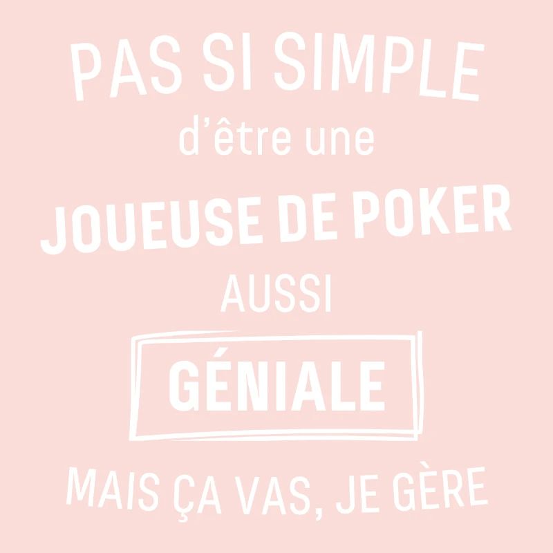 Joueuse de Poker GÉNIALE