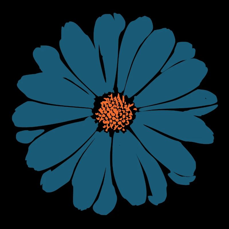 Fleur Bleu Foncé Fleur Bleu Fleurs Bleu