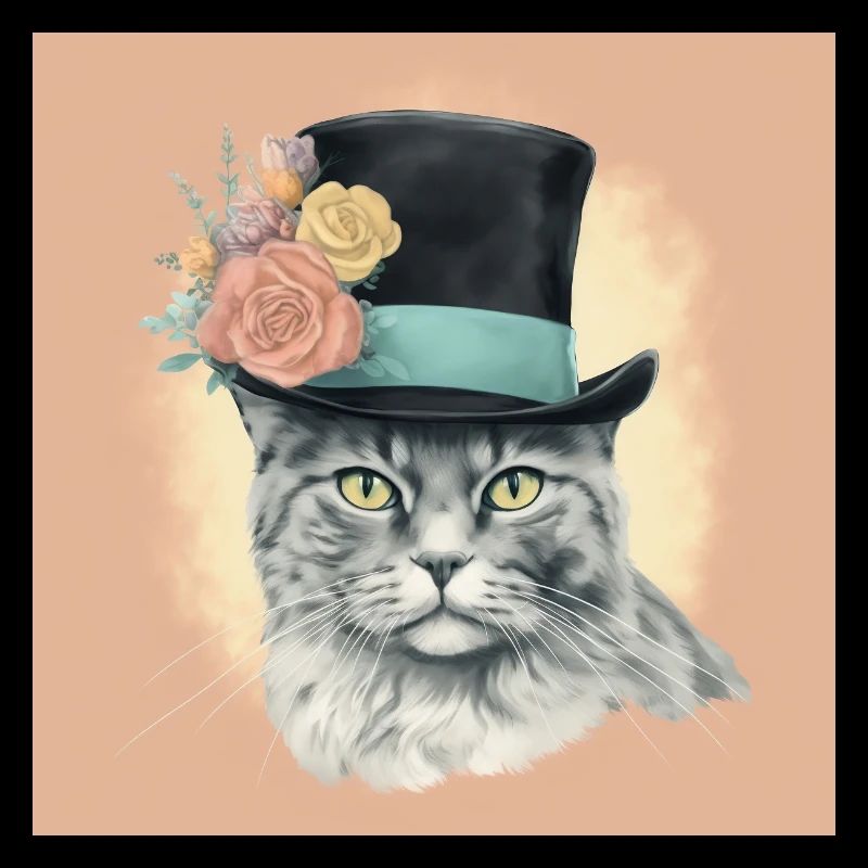Cat with a hat