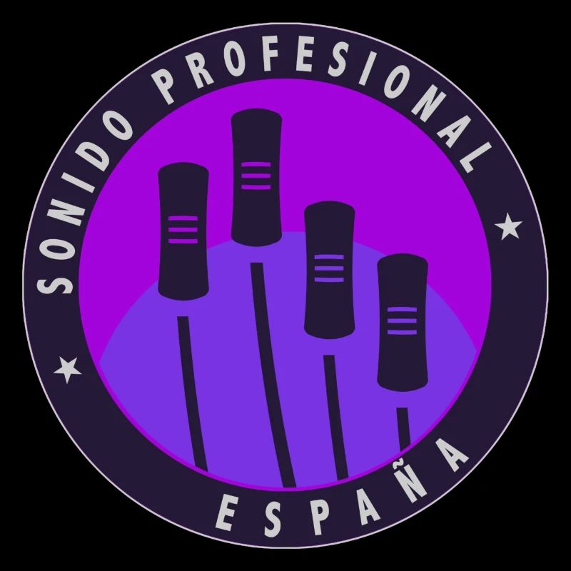 Logo mit violettem Hintergrund.