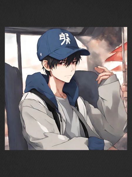 Geek boy anime