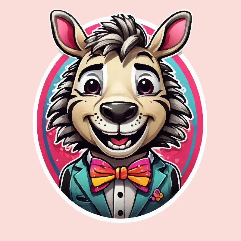 Funny Comic Zebra