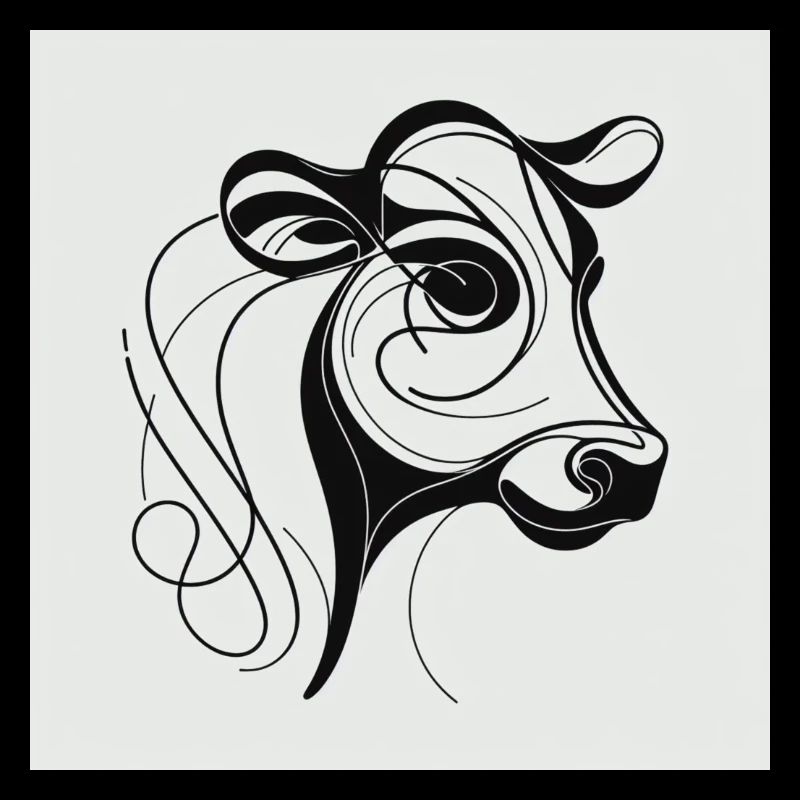 Cow Drawn