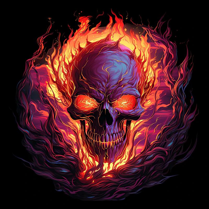 Flammenschädel der Ewigkeit