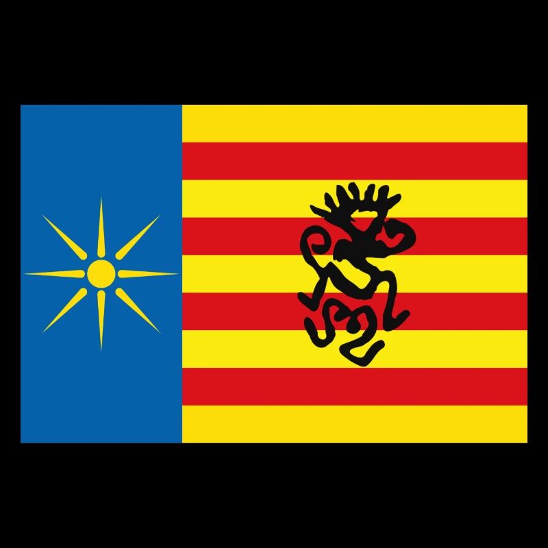 Flagge des Salento mit Schamane