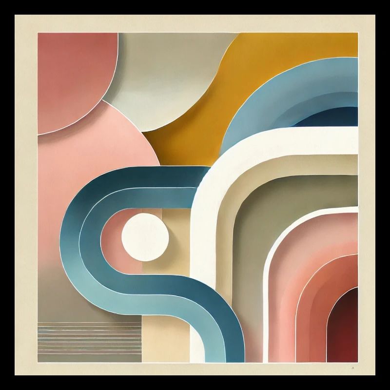 Pastel Symphony - Abstract Painting