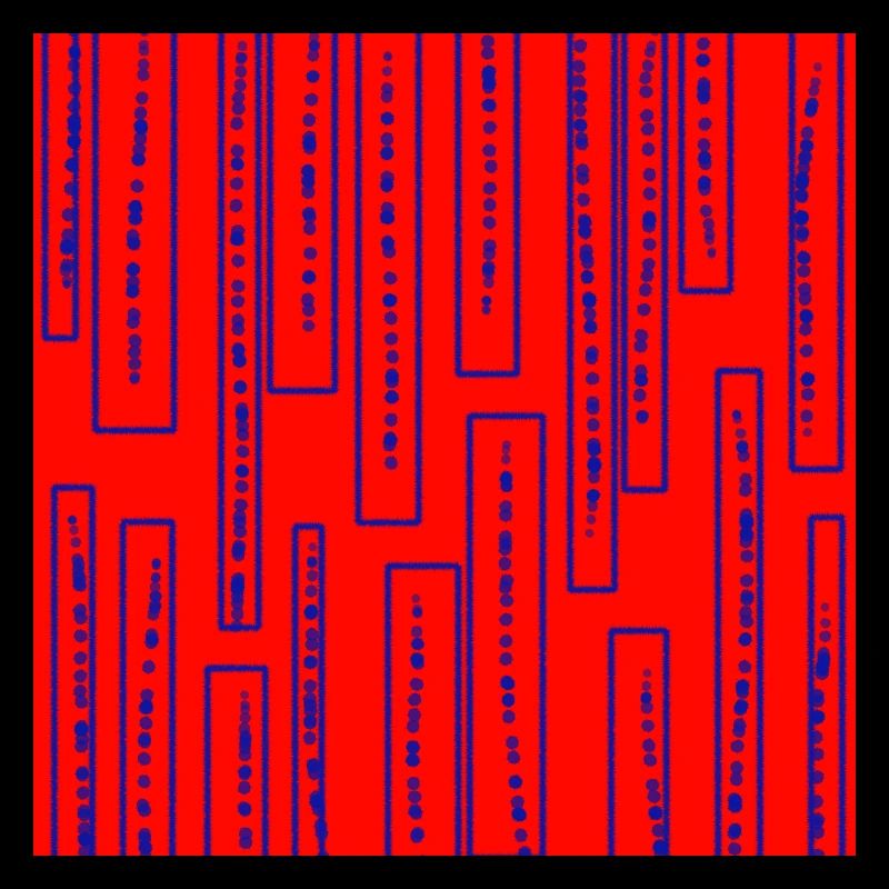 red blue design