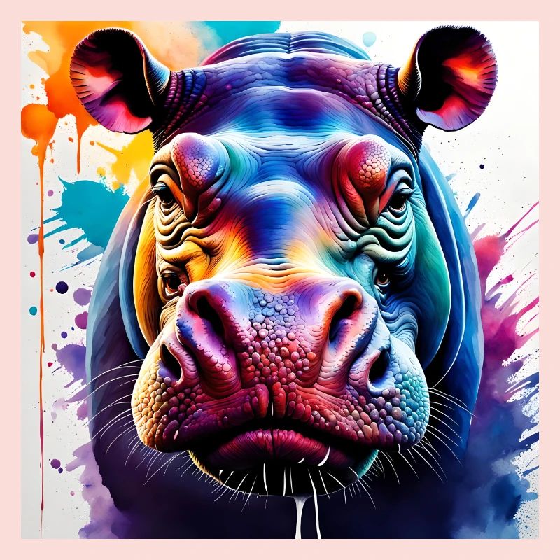 Hippo coloured