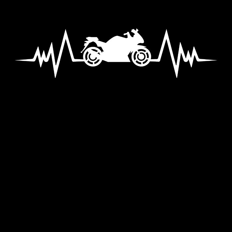 biker heartbeat motorcycle