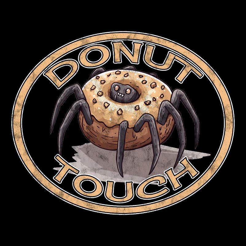 Donut Spider Jeu de mots drôle
