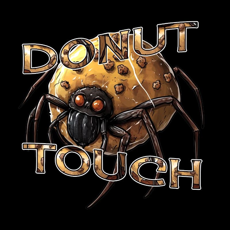 Donut Spider Jeu de mots drôle