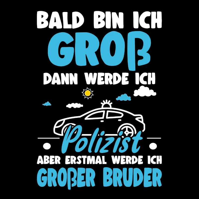 Nachwuchs Verkünden Werde Großer Bruder Polizei