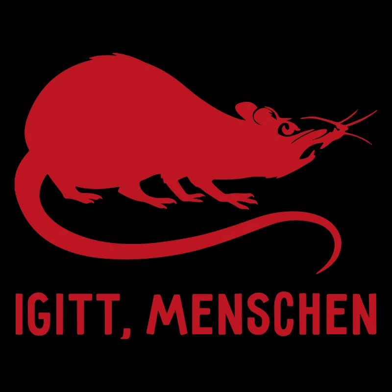 Igitt menschen Ratte Tier Spruch Geschenk