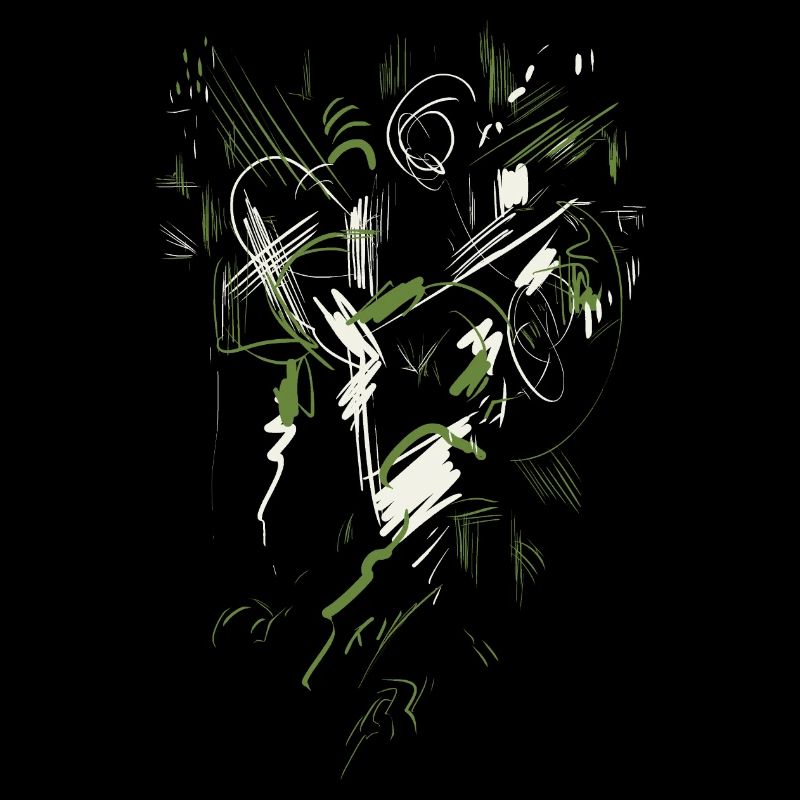 Abstrait vert blanc