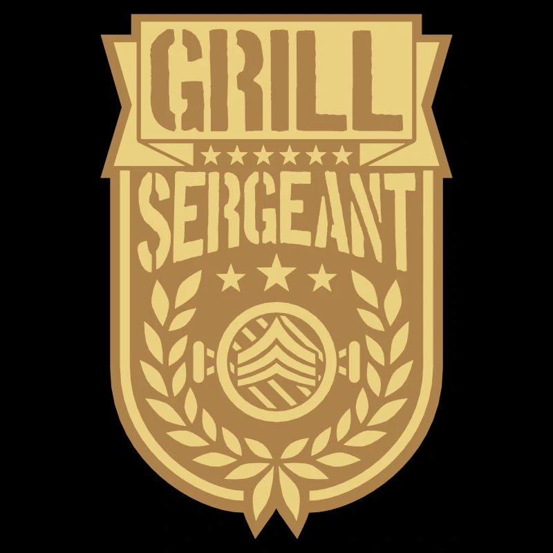 Grill Sergeant couronne de laurier cool
