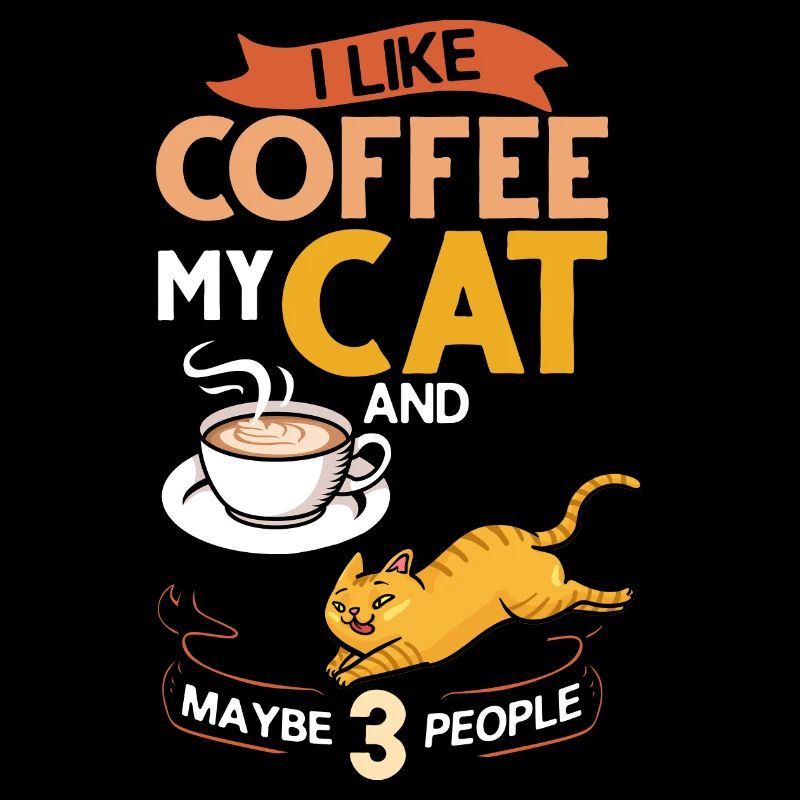 Kaffee Katze Maschine Kätzchen Tasse Bohnen
