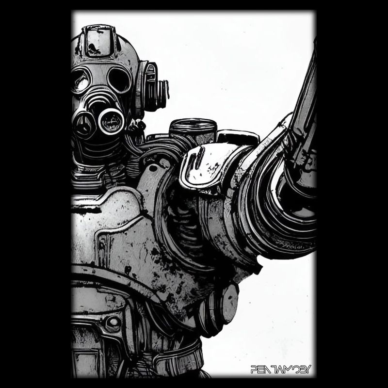 Kampfbot Robot Super Soldier Machine Warrior