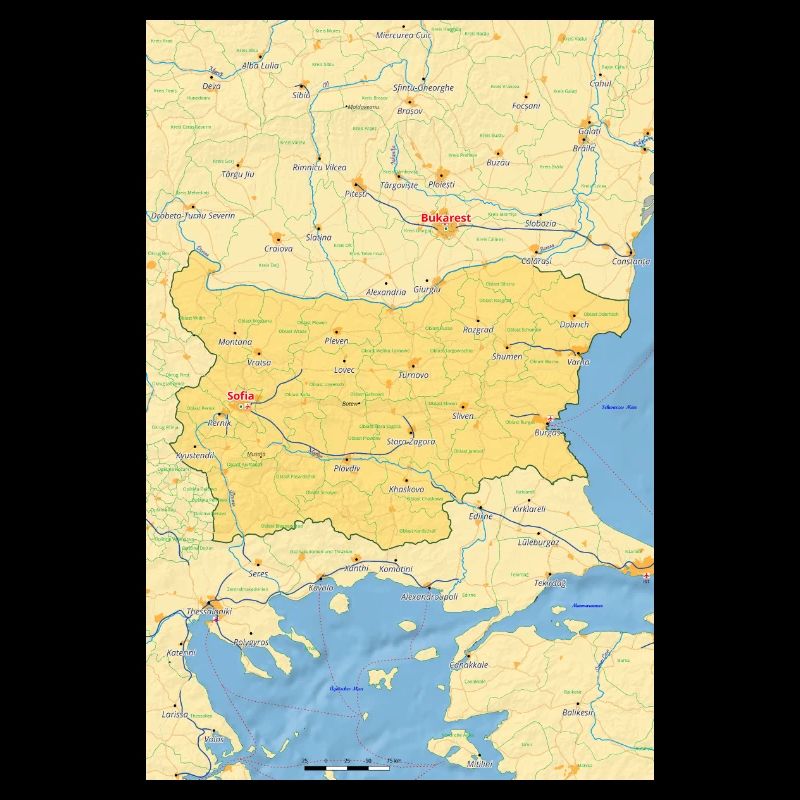 Bulgaria Map
