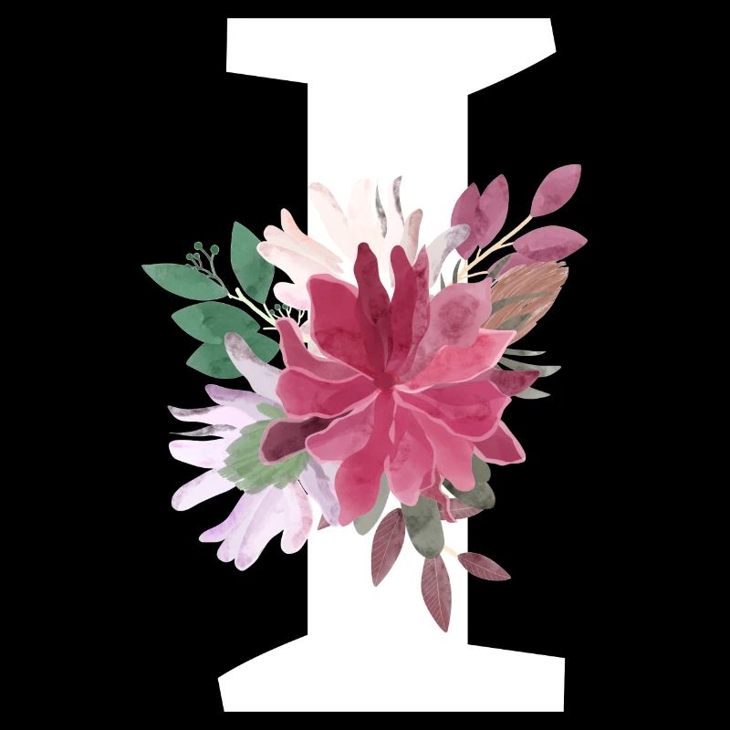Blumenbuchstabe i