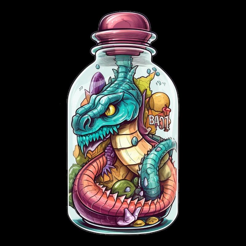 Dessin de tatouage de basilic
