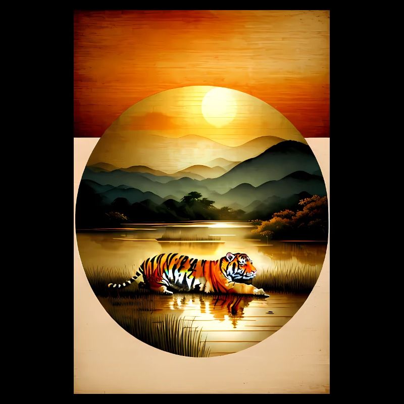 Sleeping tiger