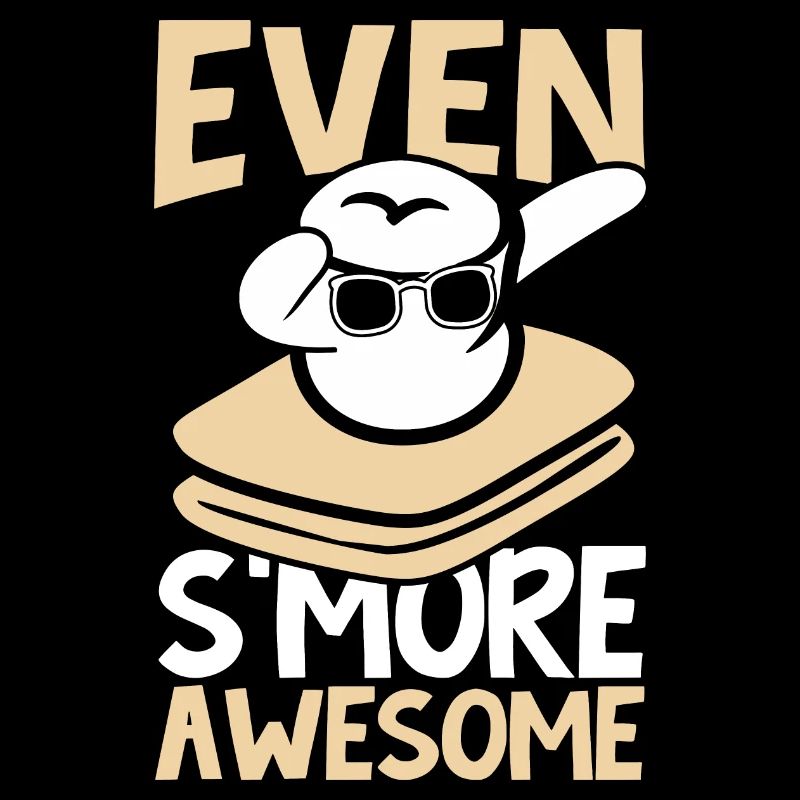 Even Smore Awesome Dabbing Marshmallow Camping Cam
