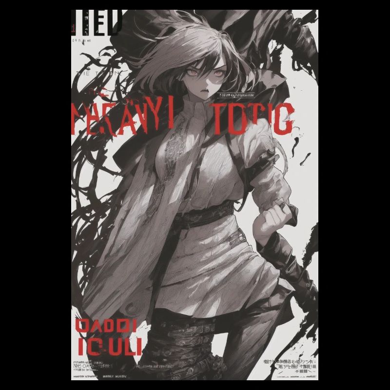 Episches filmisches Anime-Poster