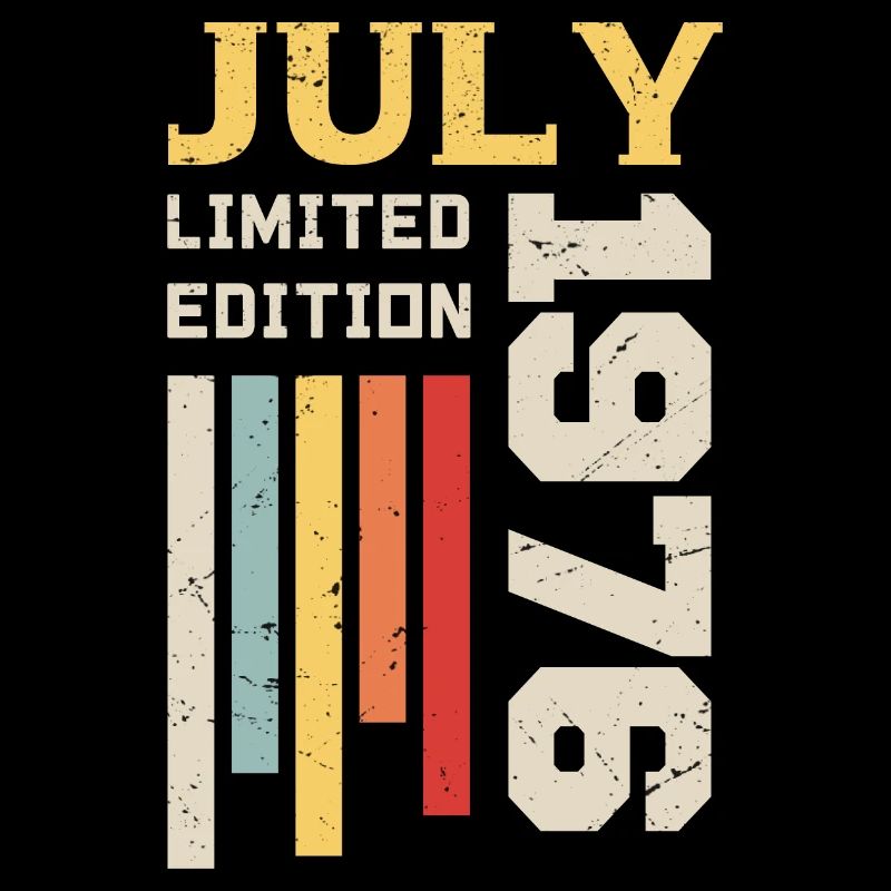 Juli 1976 - Juli 1976 Geburtstagsgeschenk