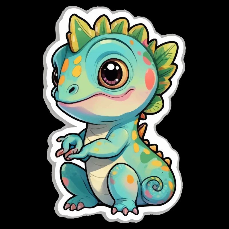 Caméléon mignon