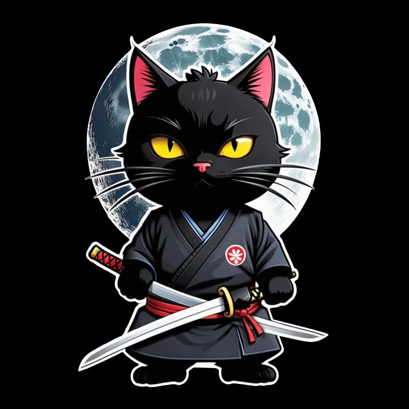 Ninja Katze - Samurai Kätzchen