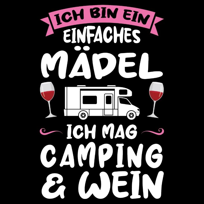 Campen Wein Camper Geschenk