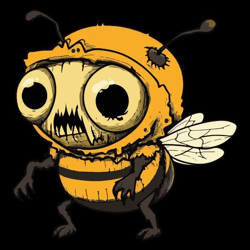 Bee Halloween Funny Zombie