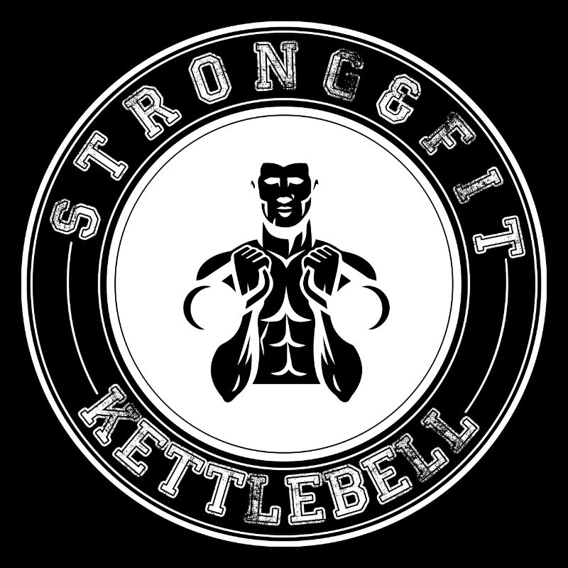 Kettlebell, hommes, blanc