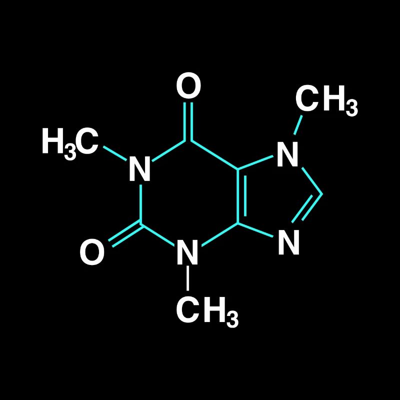 Caffeine Molecule - Gift Coffee Chemistry Caffeine