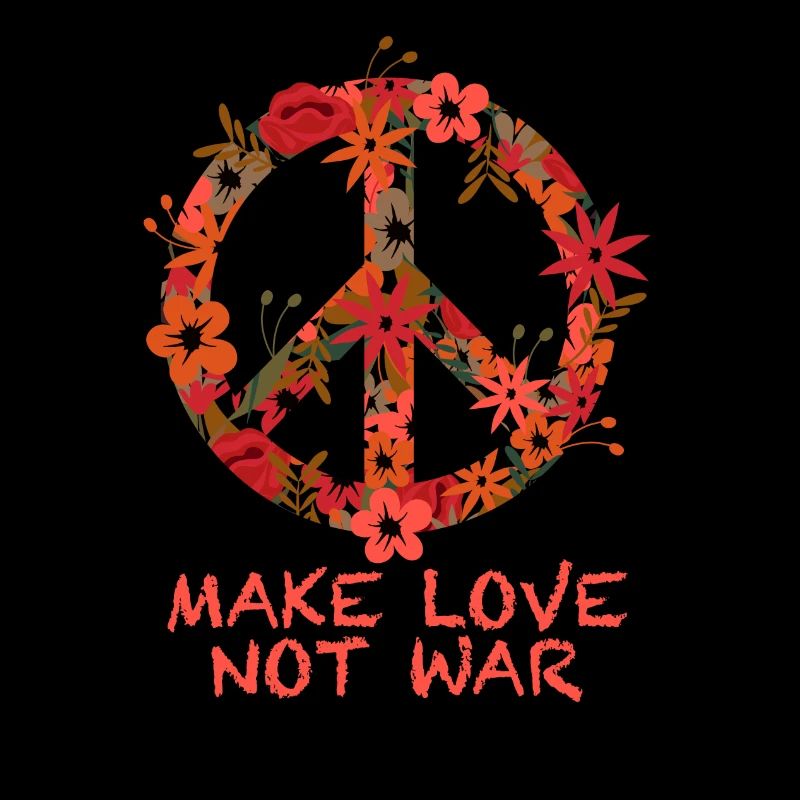 Hippie Blumen Frieden